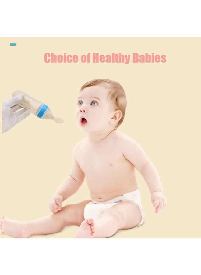 أونلي بيبي زجاجة رضاعة وملعقة سيليكون قابلة للضغط (خالية من مادة BPA) - Image 5